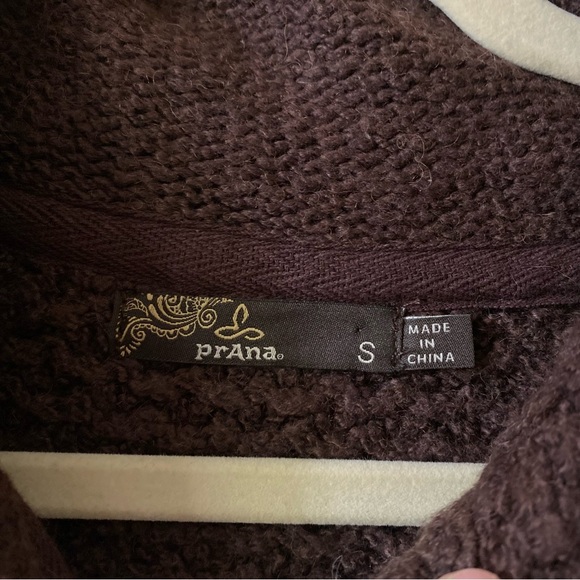 Prana Brown Duster Elsin Sweater Coat Size Small - Picture 5 of 9